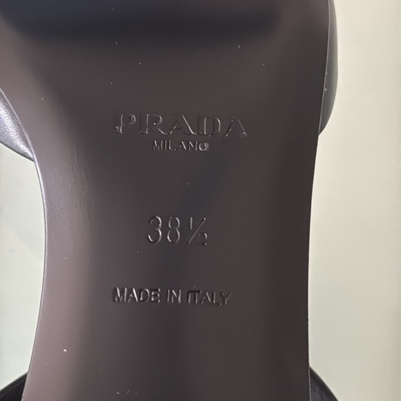 NIB PRADA Modellerie Pointed toe kitten Heel Slingback PUMP/shoes 8-8.5 US/38.5 - Picture 10 of 16